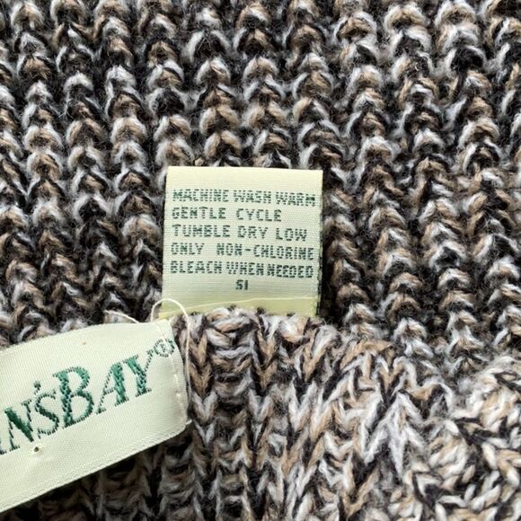 St. John's Bay Black Brown Tan Crewneck Sweater Men XL 46-48 Acrylic - Picture 4 of 6